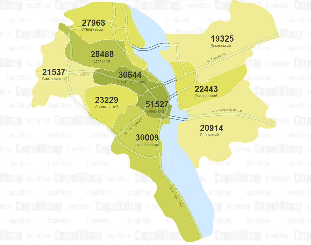 Киев печерский район карта