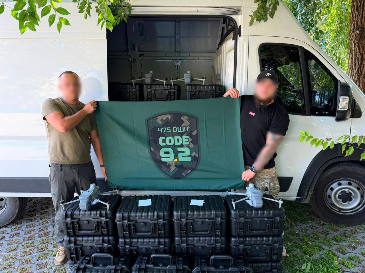 475-й полк «CODE 9.2» получил еще одну партию из 30 дронов