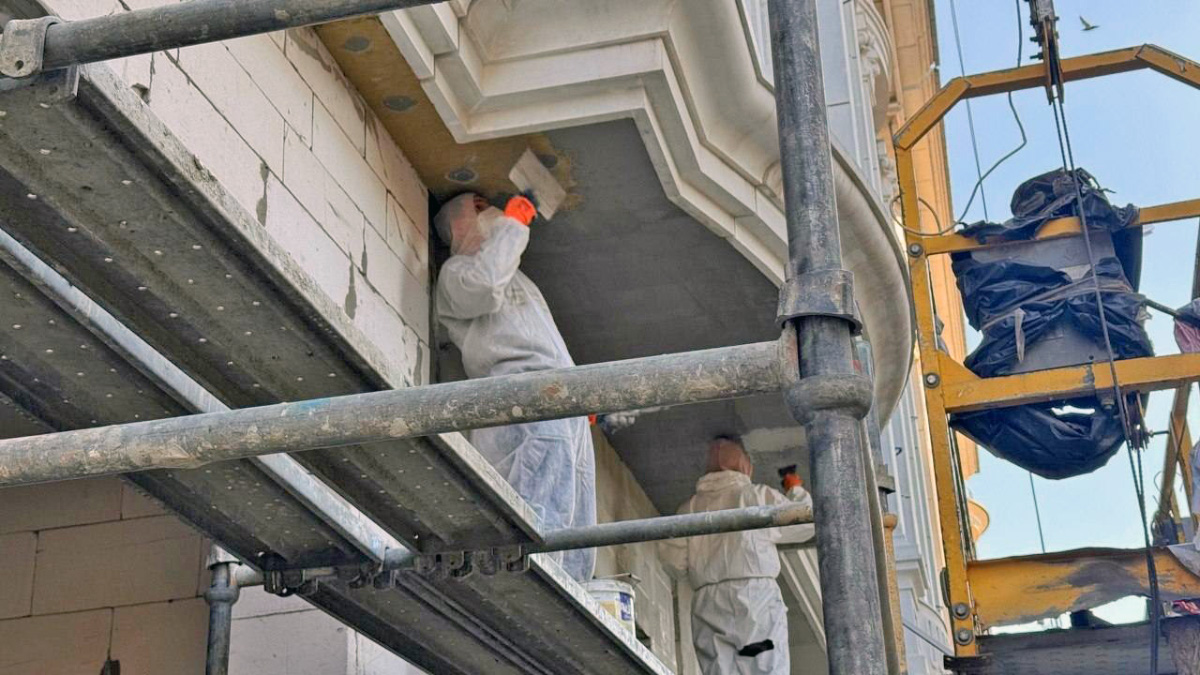 Ход строительства Дома на Еврейской в Одессе: апрель 2026