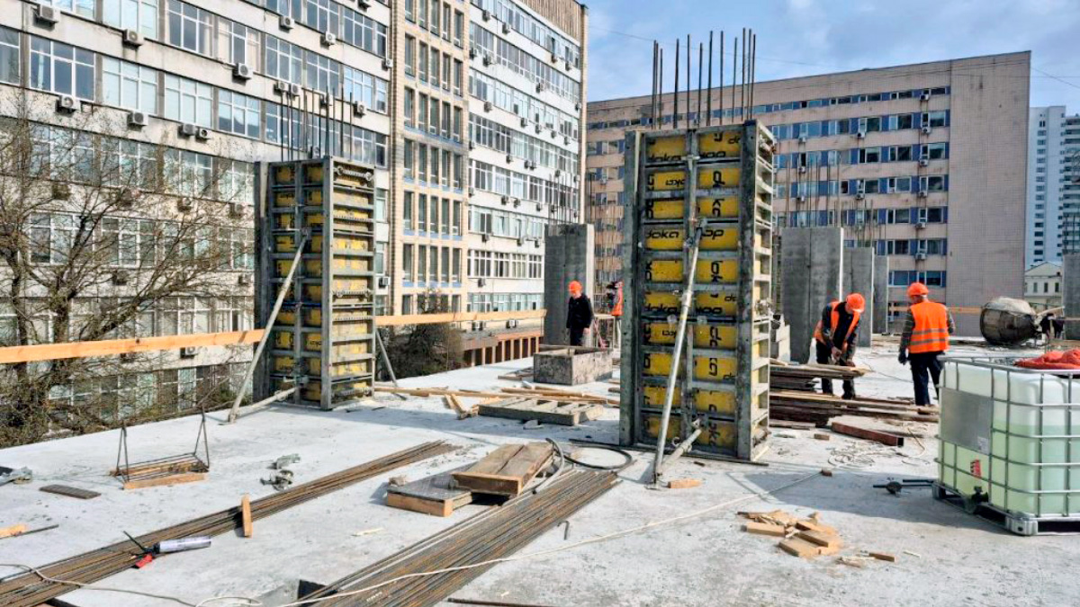 ЖК «Гвардейский»: ход строительства — монолитные работы на отметке +9,900