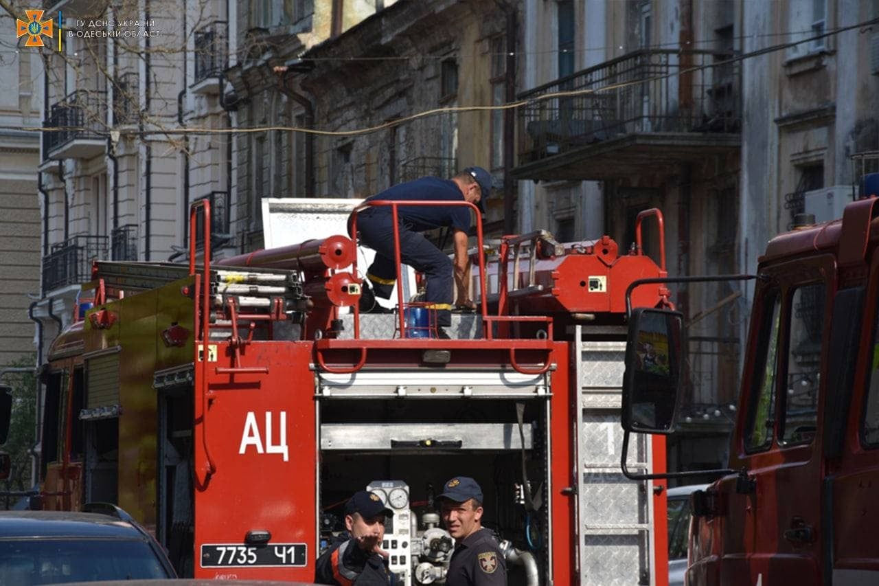 одесса пожар