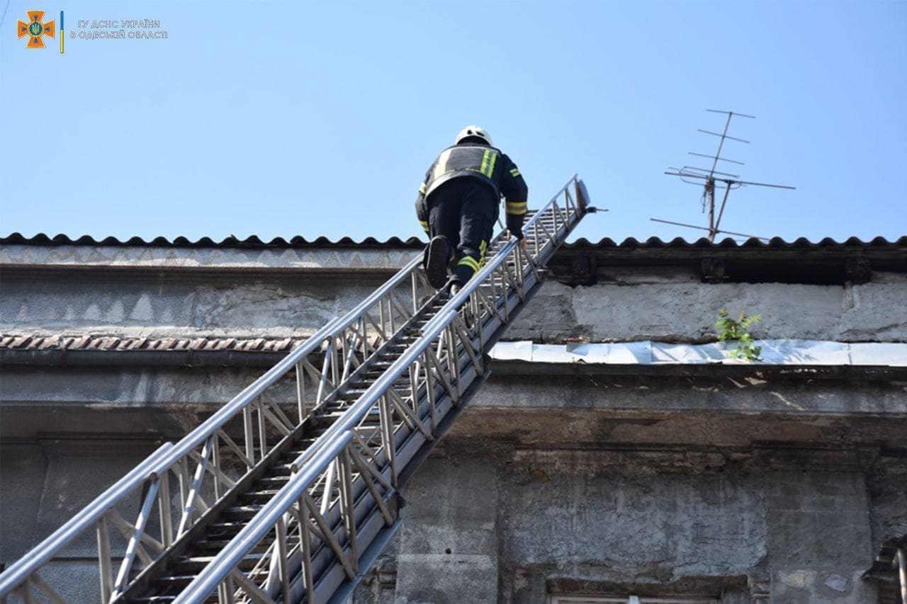 одесса пожар