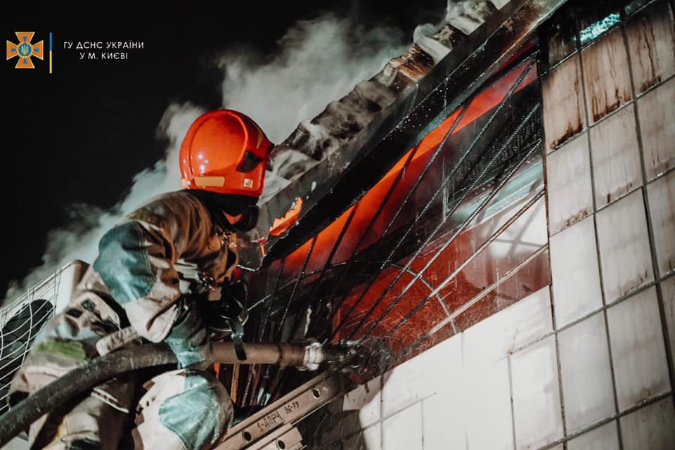 киев пожар 