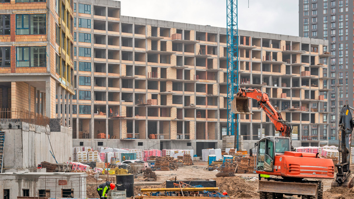 Фотоотчёт со строительства ЖК Dnipro Island от «Креатор-Буд» за апрель 2026 года