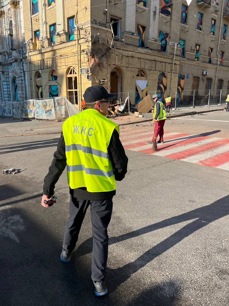 Дворец труда обстрел