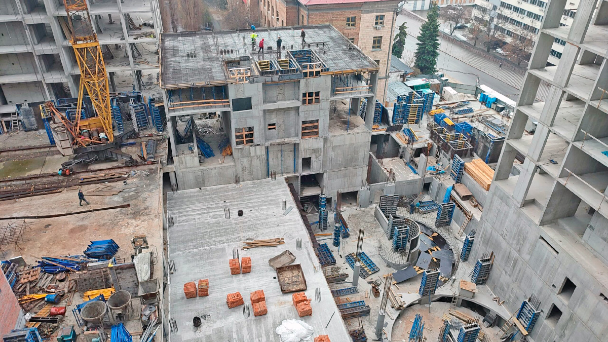 Ход строительства ЖК Stanford в Киеве — апрель 2026