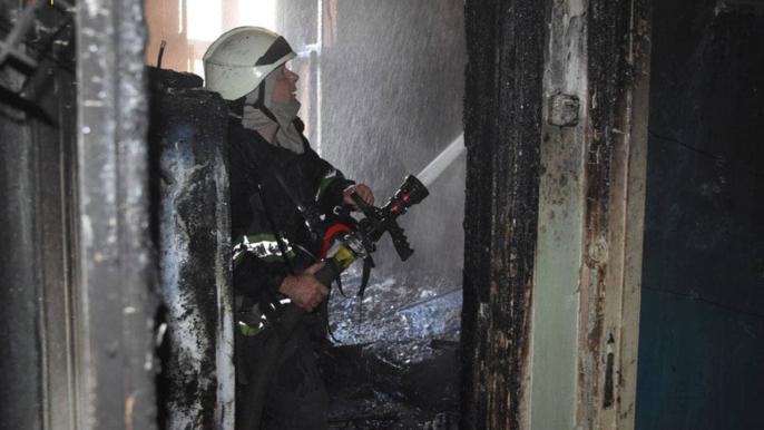 одесса пожар