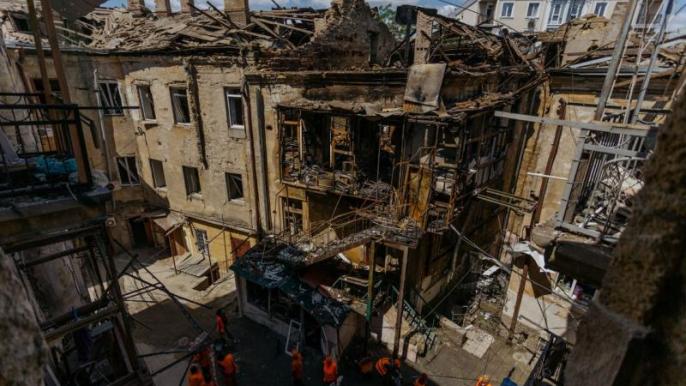 Руйнування в Одесі