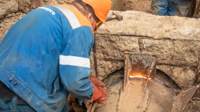 Ремонт трубопровода