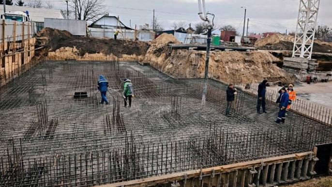 Строительство в Бородянке 