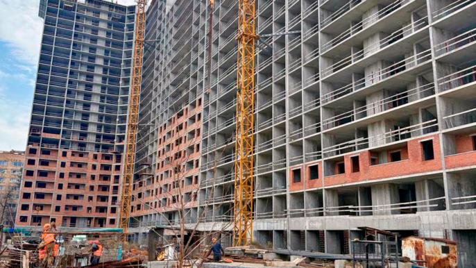 ЖК «Святобор Park Resort»: хід будівництва у квітні 2026 року — секції виходять на фінальні рівні