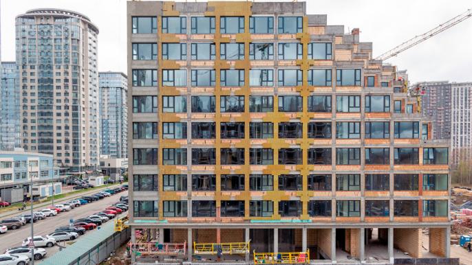 Фотозвіт з будівництва ЖК Dnipro Island від «Креатор-Буд» за квітень 2026 року