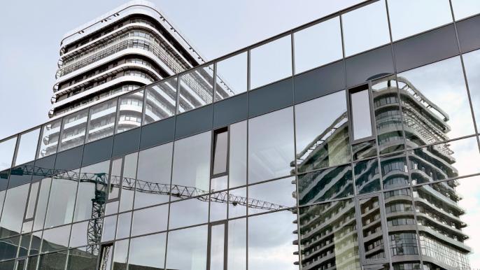 Хід будівництва ТРК White Lines станом на початок квітня 2026 року