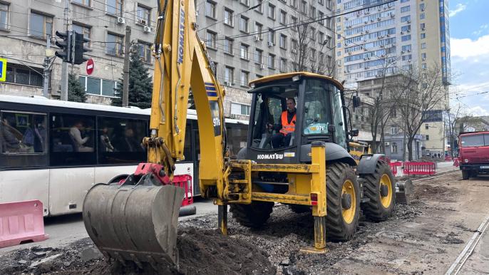 Ремонт трамвайных путей