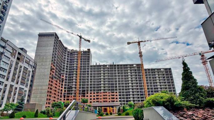 ЖК «Святобор Park Resort»: у травні завершено формування житлової частини монолітного каркаса 7 черги
