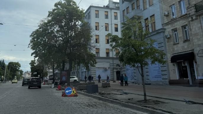 Полив для деревьев на Сумской
