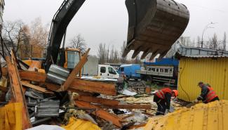 Демонтаж МАФів