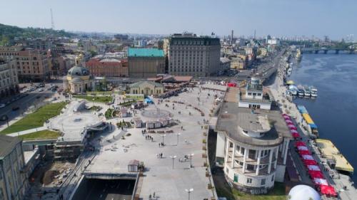 У Києві схвильовані станом конструкцій на Поштовій площі